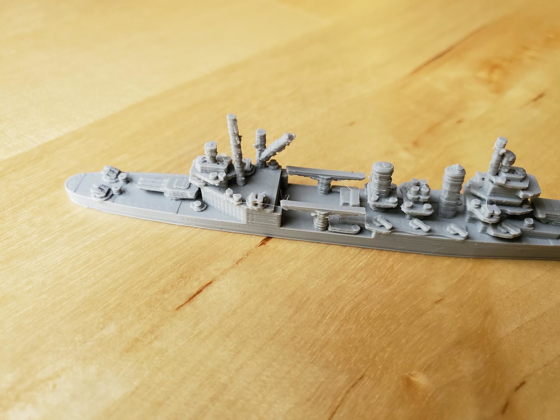 US New Orleans Class Cruiser Warship 3D print model_8