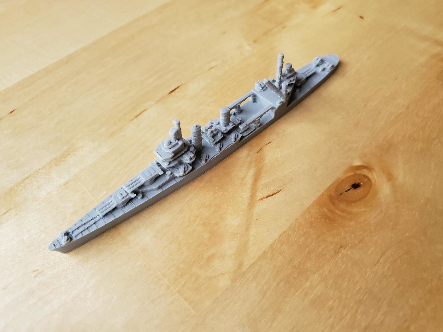 US New Orleans Class Cruiser Warship 3D print model_3