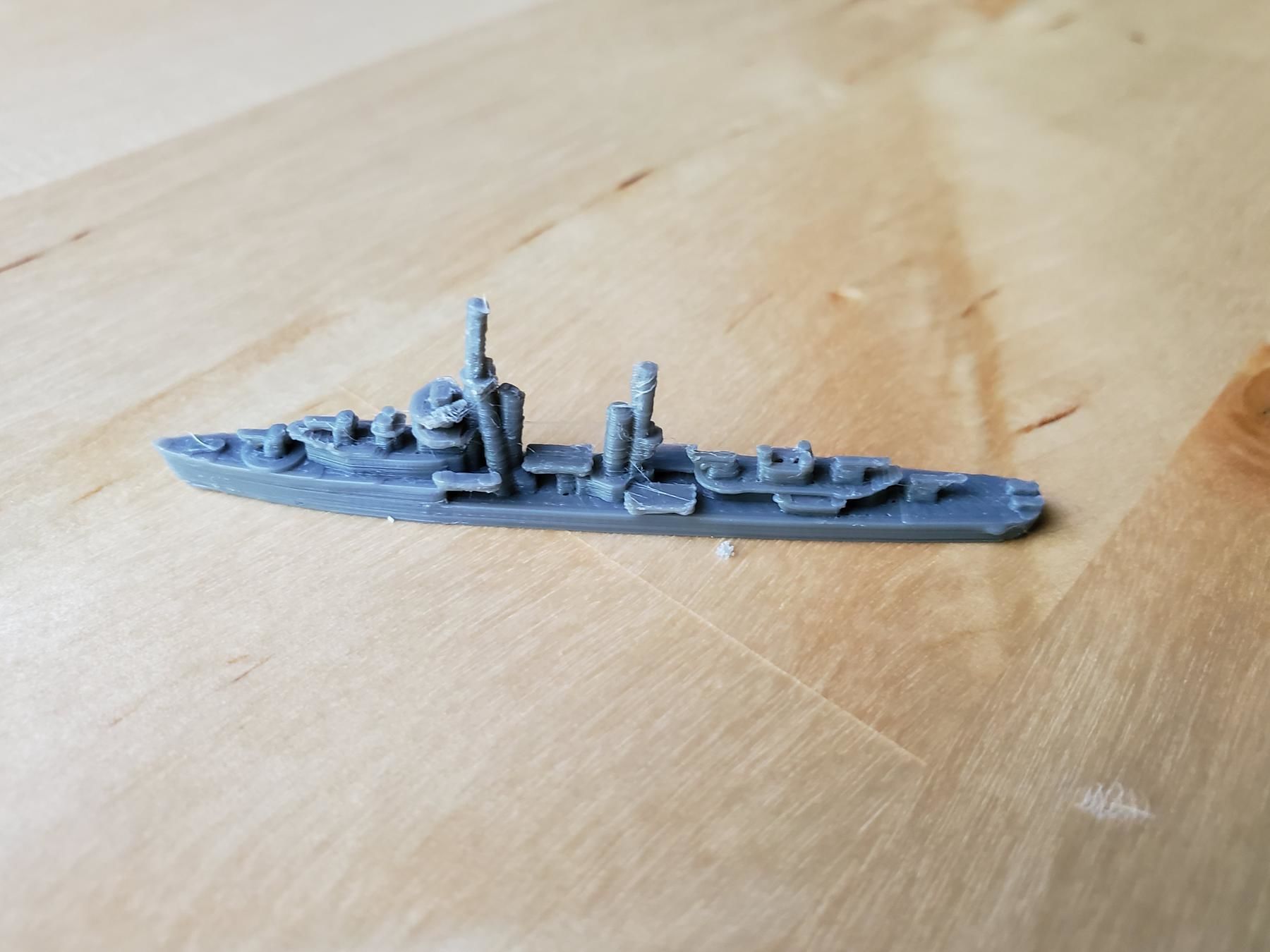 US Mahan Class Destroyer Warship 3D print model_3
