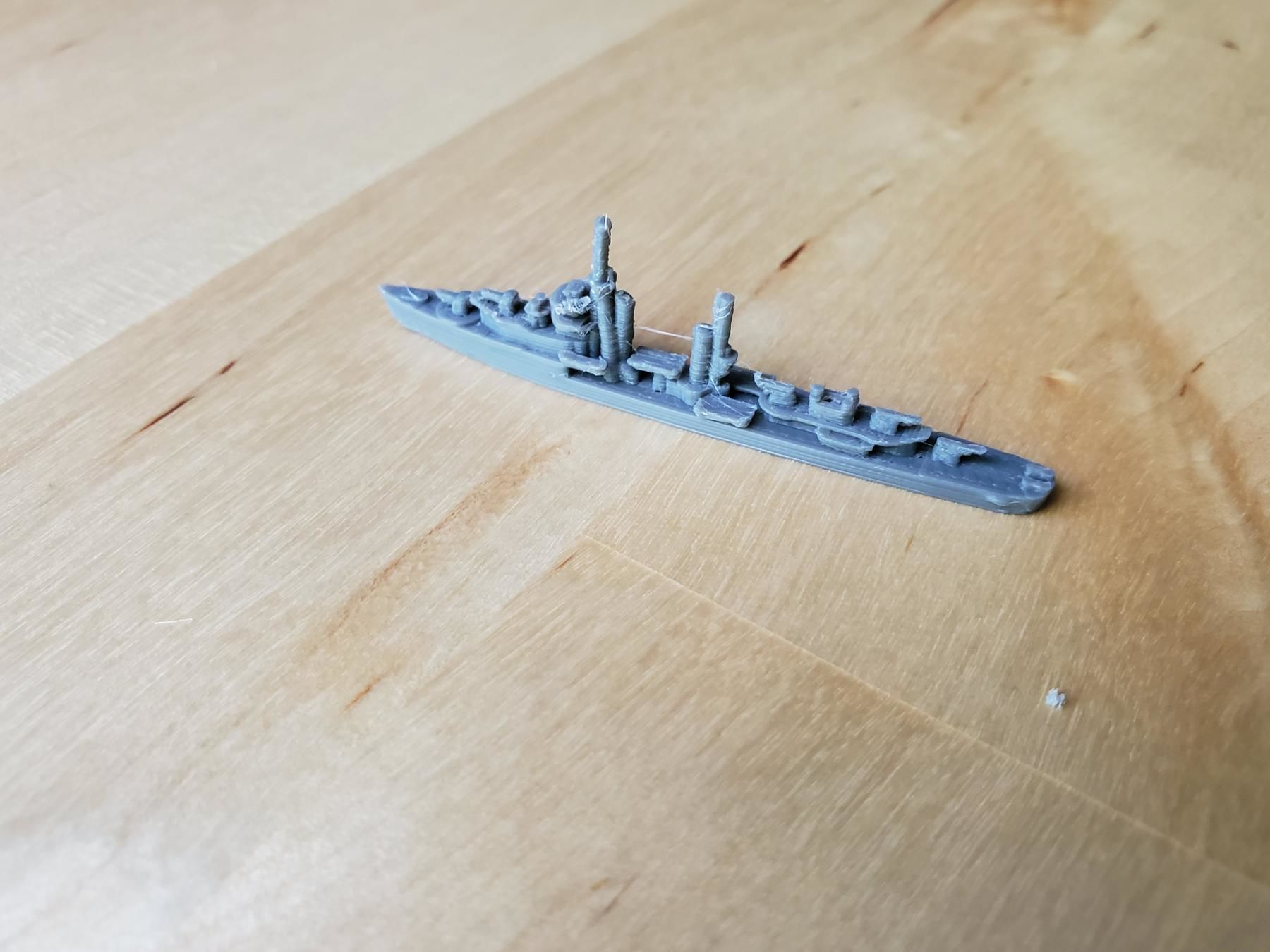 US Mahan Class Destroyer Warship 3D print model_11