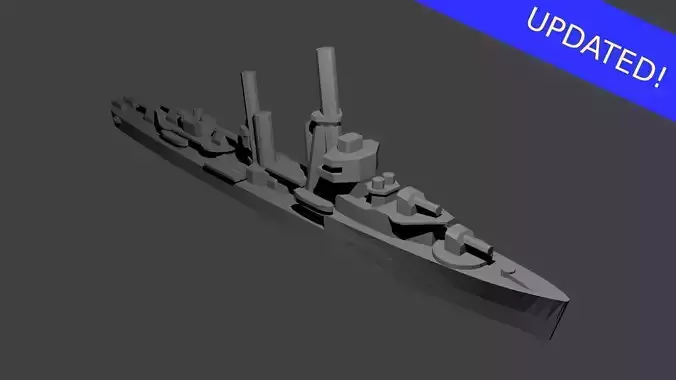 US Mahan Class Destroyer Warship