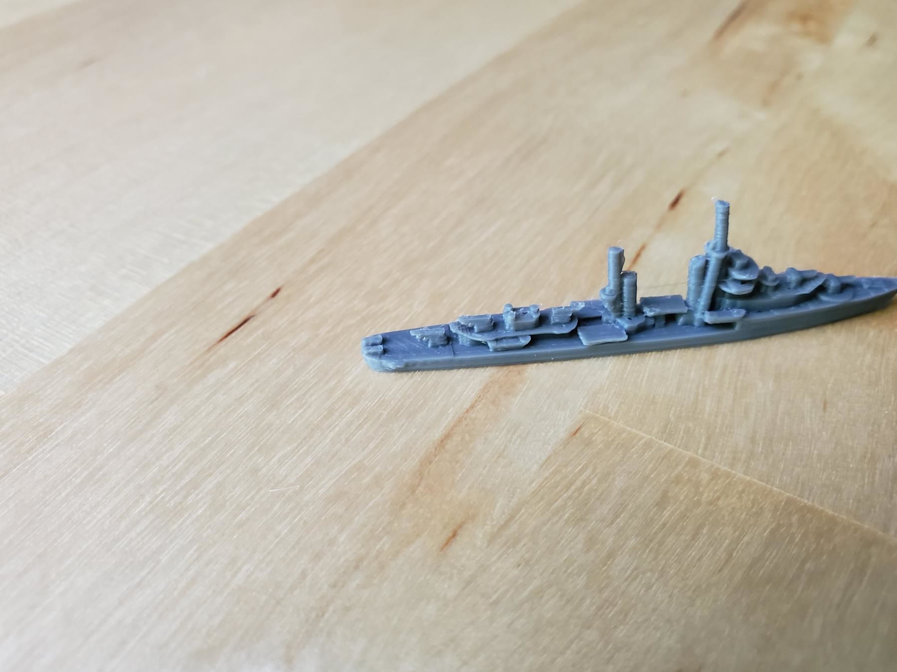 US Mahan Class Destroyer Warship 3D print model_8