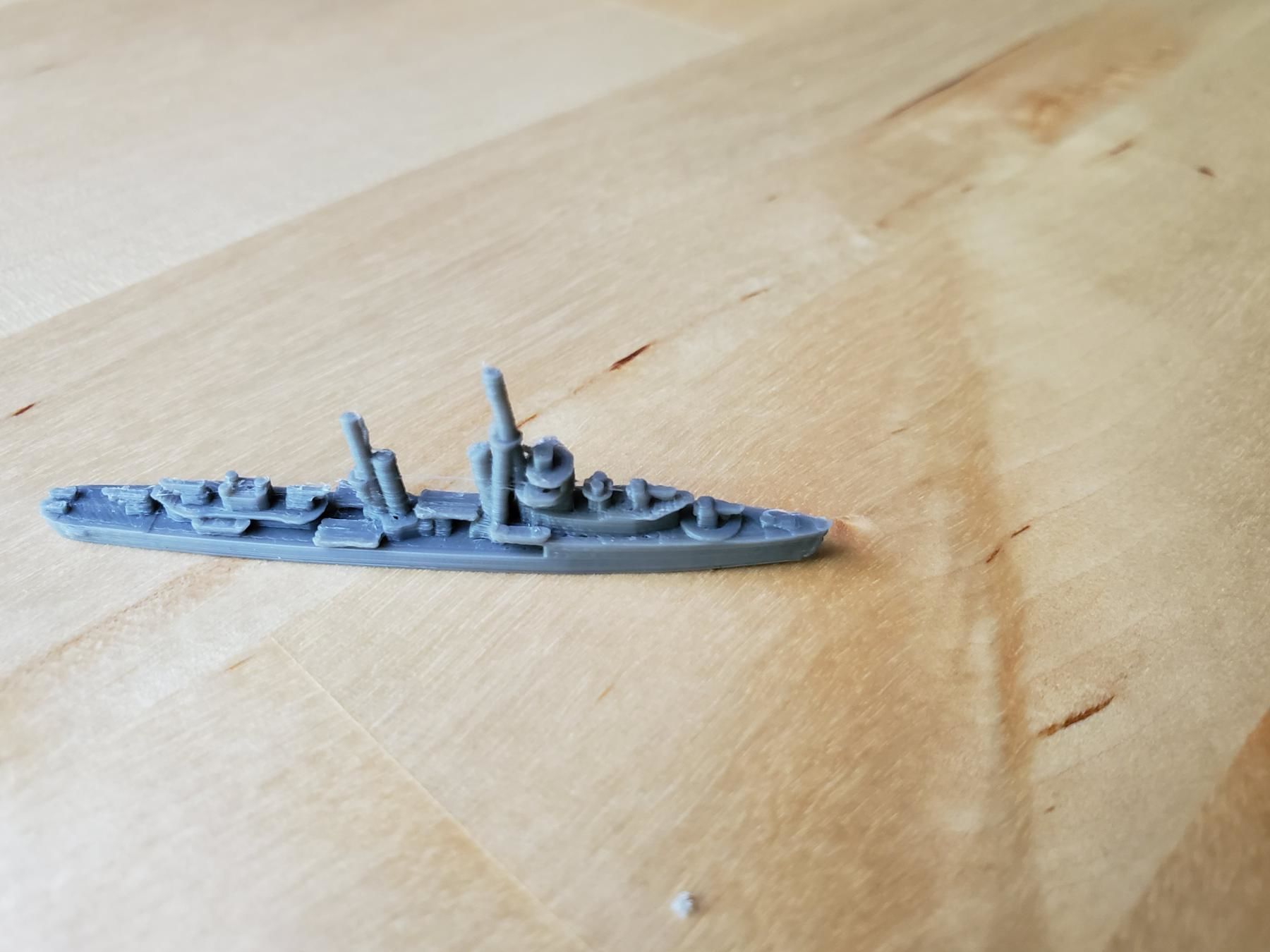 US Mahan Class Destroyer Warship 3D print model_9