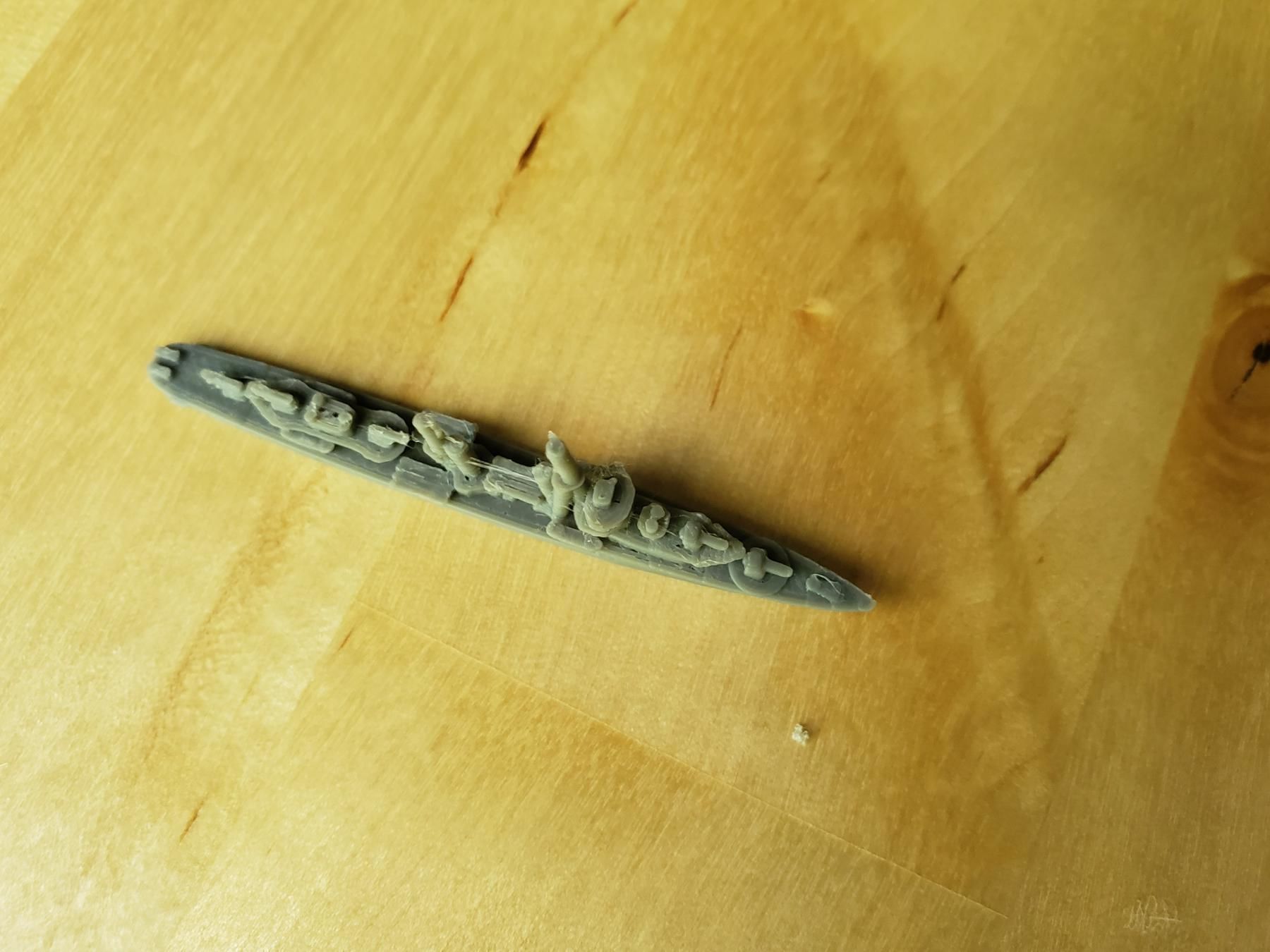 US Mahan Class Destroyer Warship 3D print model_6