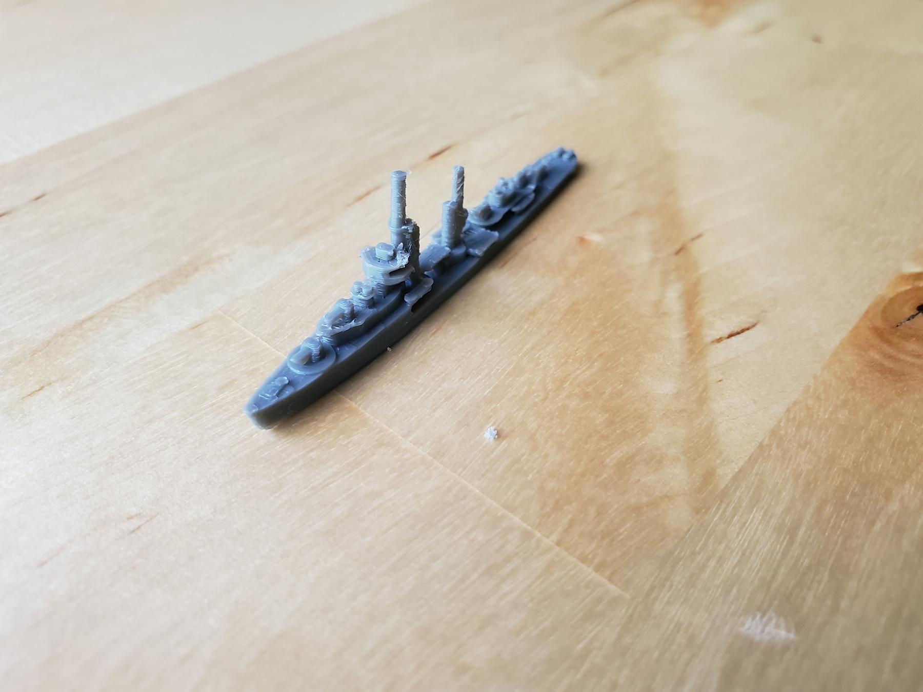 US Mahan Class Destroyer Warship 3D print model_4