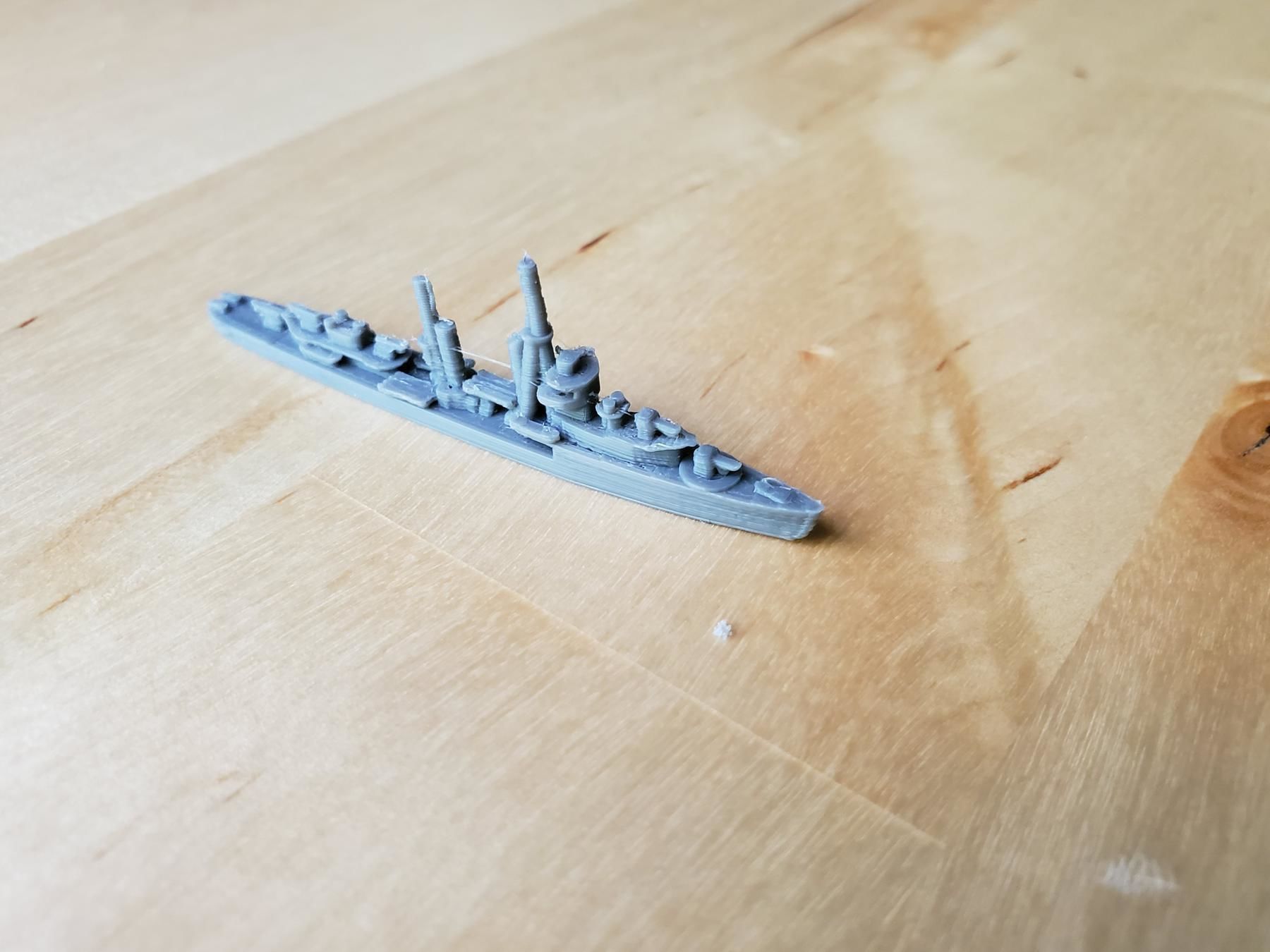 US Mahan Class Destroyer Warship 3D print model_5