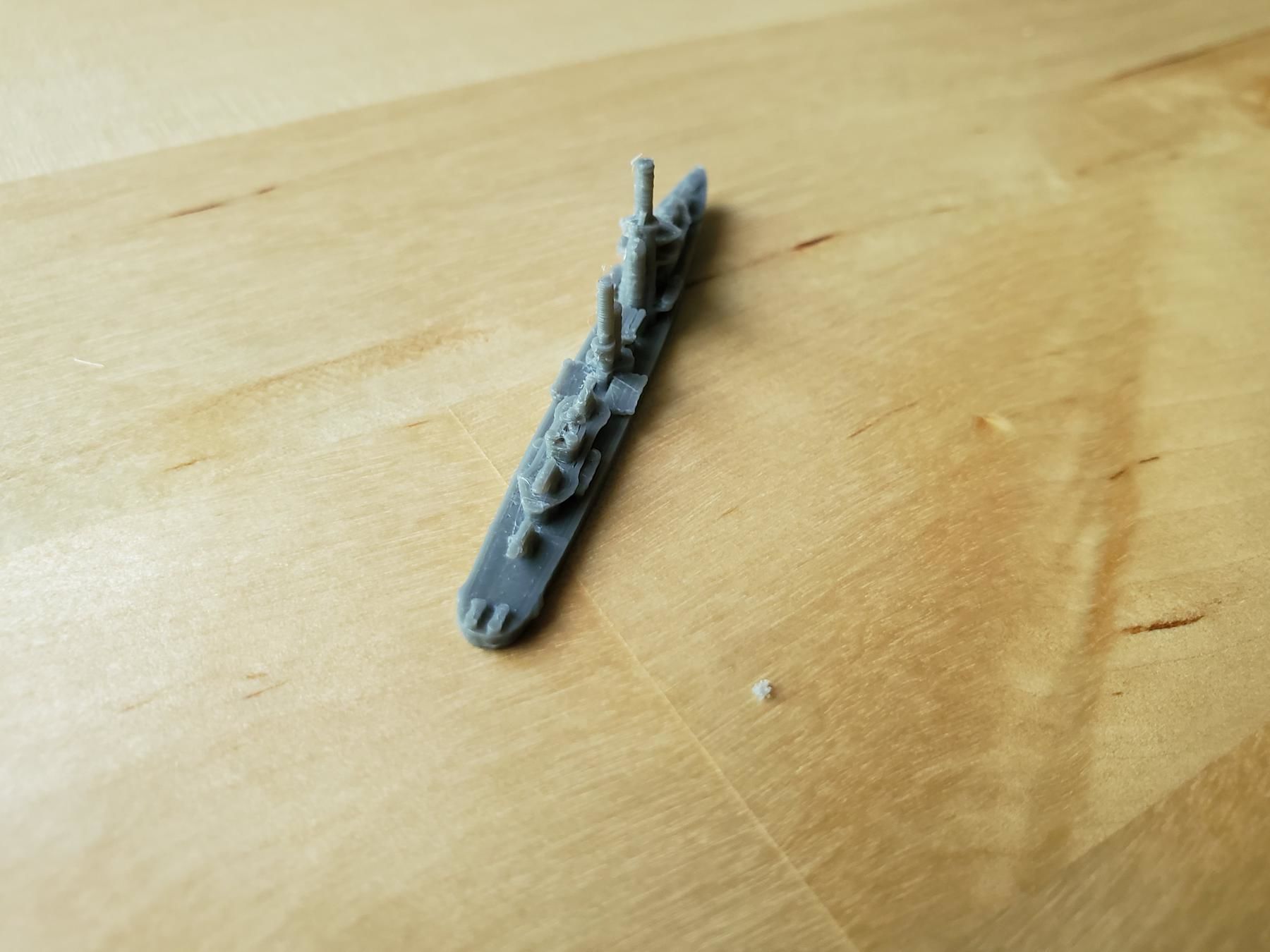 US Mahan Class Destroyer Warship 3D print model_10