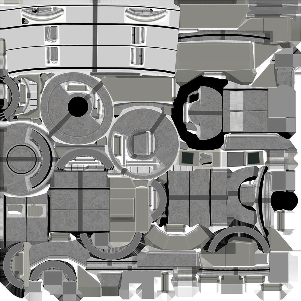 Futuristic Five-Wheeled Building - Five Wheeler - Free Download Free low-poly 3D model_59