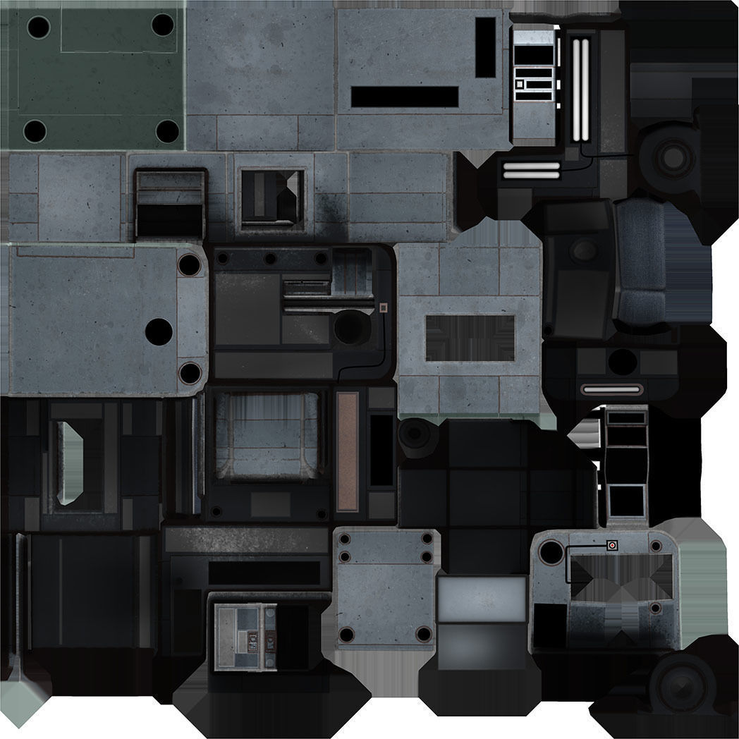 Futuristic Five-Wheeled Building - Five Wheeler - Free Download Free low-poly 3D model_64
