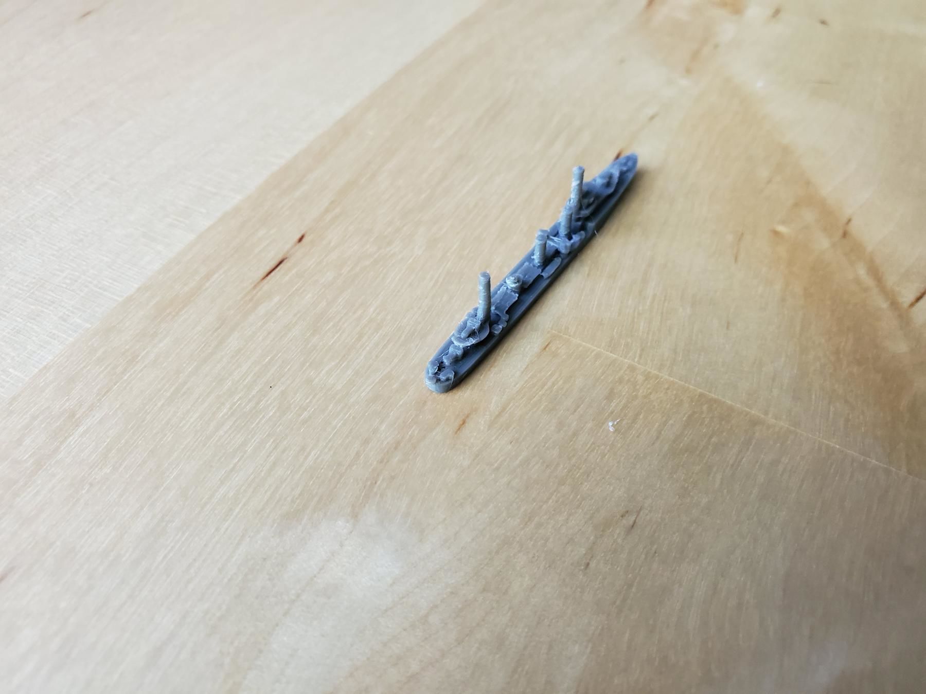 British G Class Destroyer Warship 3D print model_11