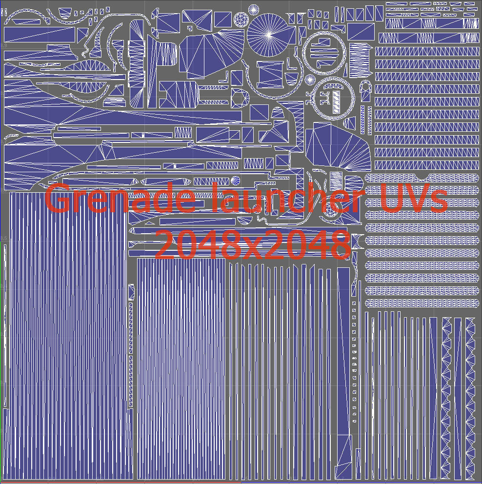 Rifle M4A1 Low-poly 3D model_43