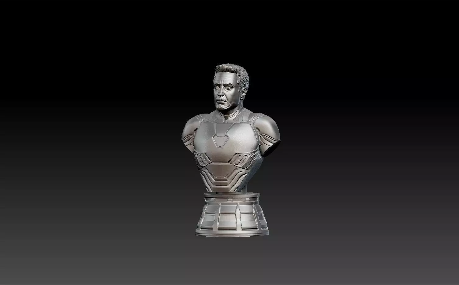 Iron Man mark 50 bust - Tony Stark 3D print model_0