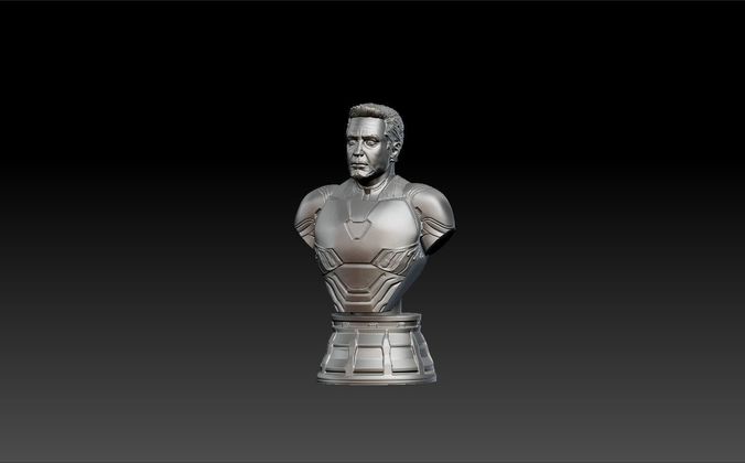 Iron Man mark 50 bust - Tony Stark 3D print model