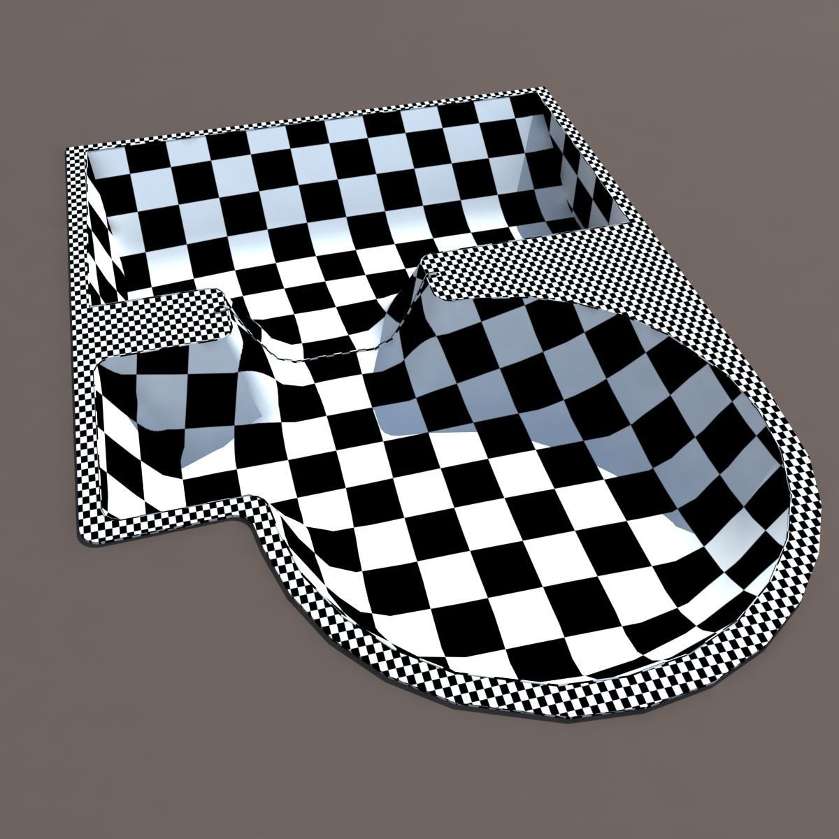 6 skate park element Low Poly Low-poly 3D model_21
