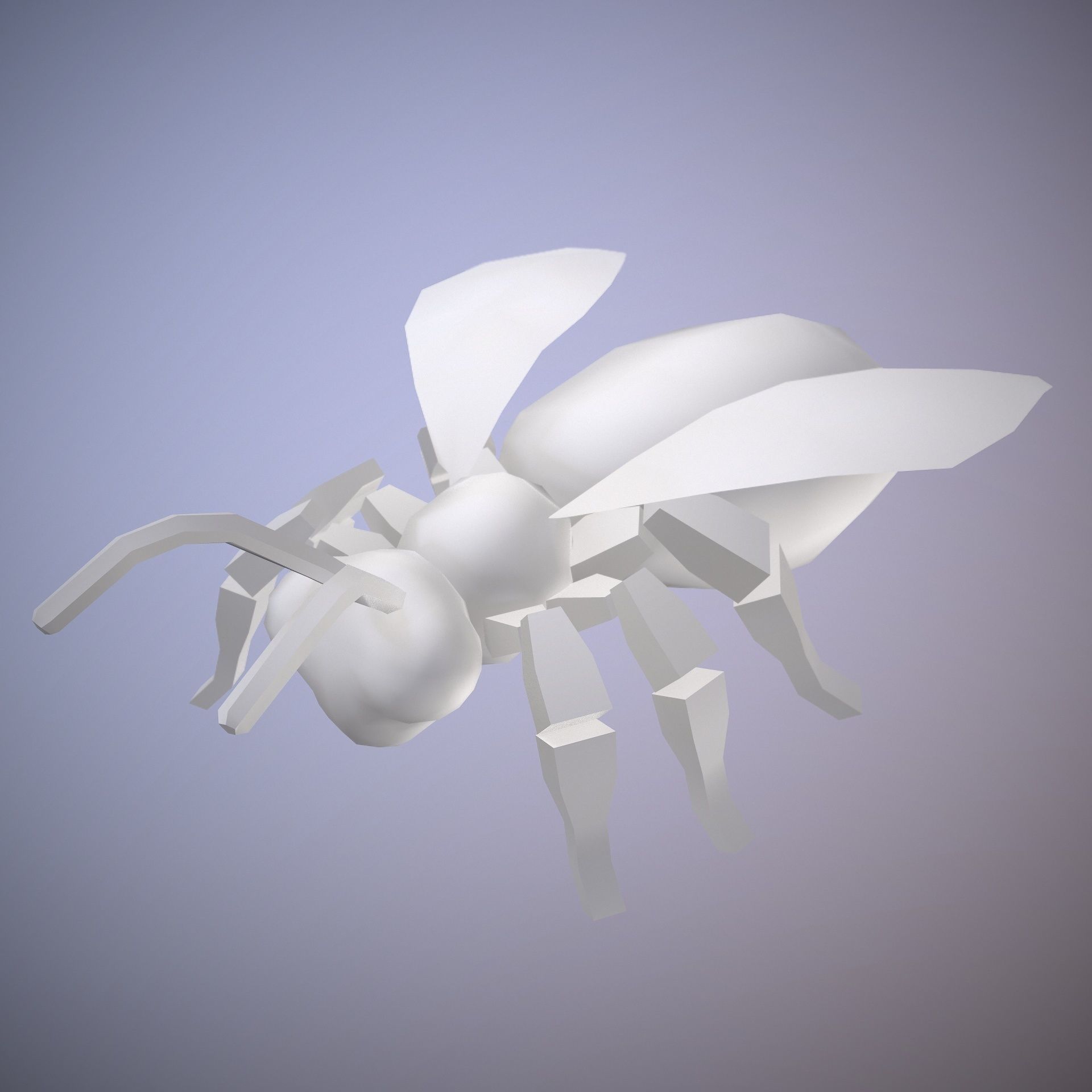 HIE Game ready Bee D180813 Low-poly 3D model_16