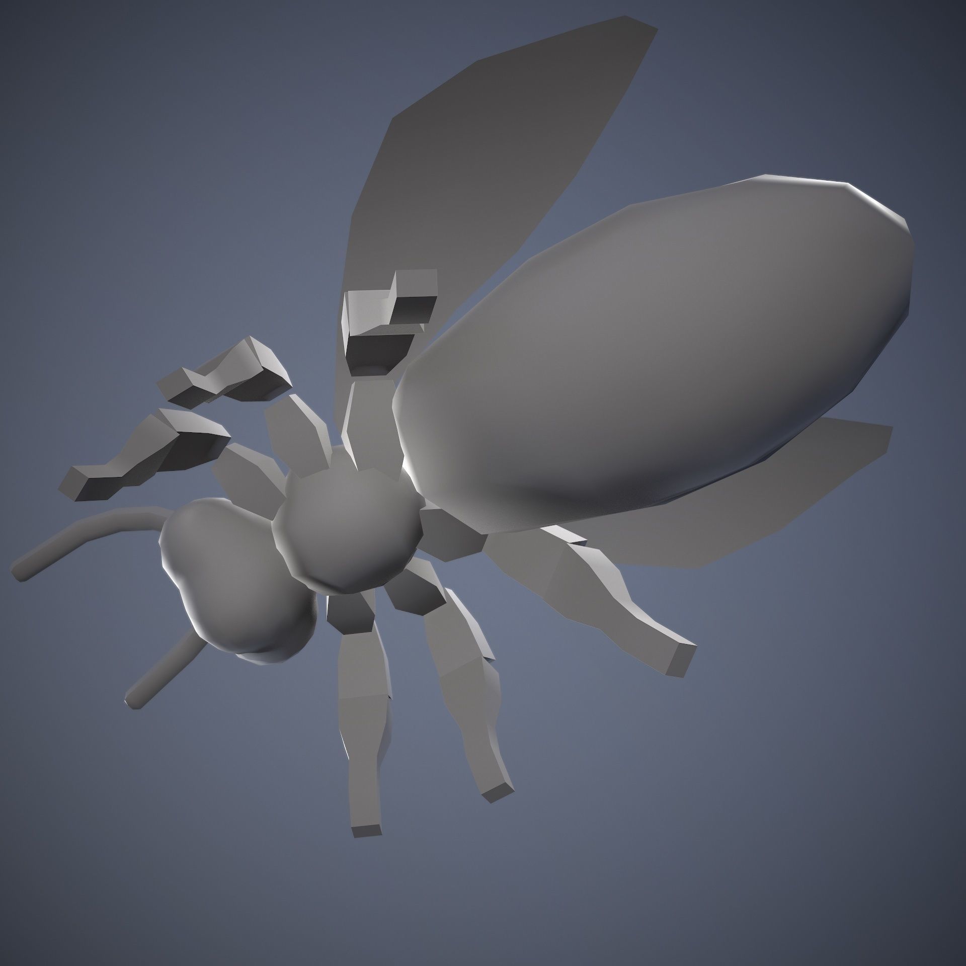HIE Game ready Bee D180813 Low-poly 3D model_13