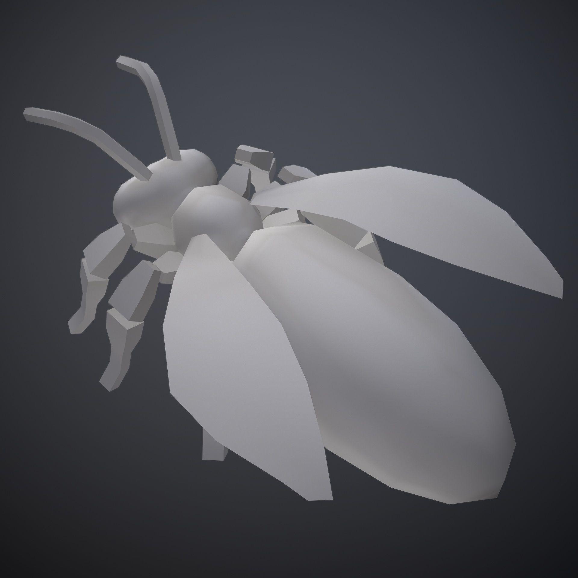 HIE Game ready Bee D180813 Low-poly 3D model_7