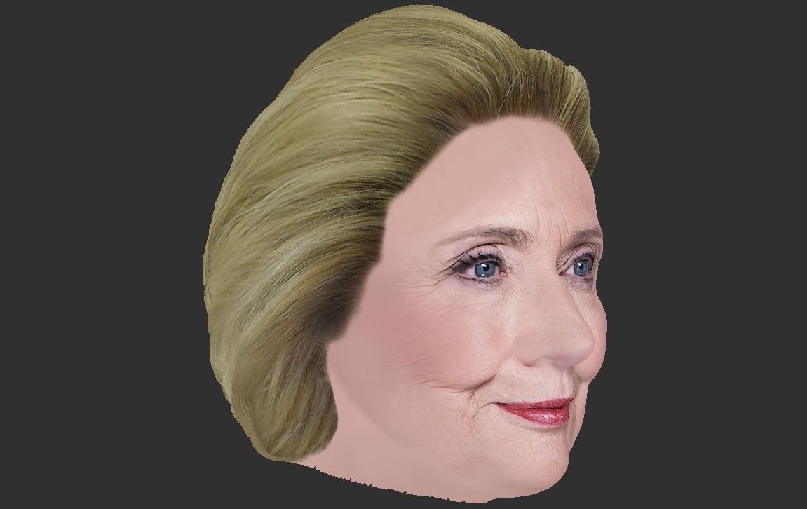 Hillary Clinton 3D model_20