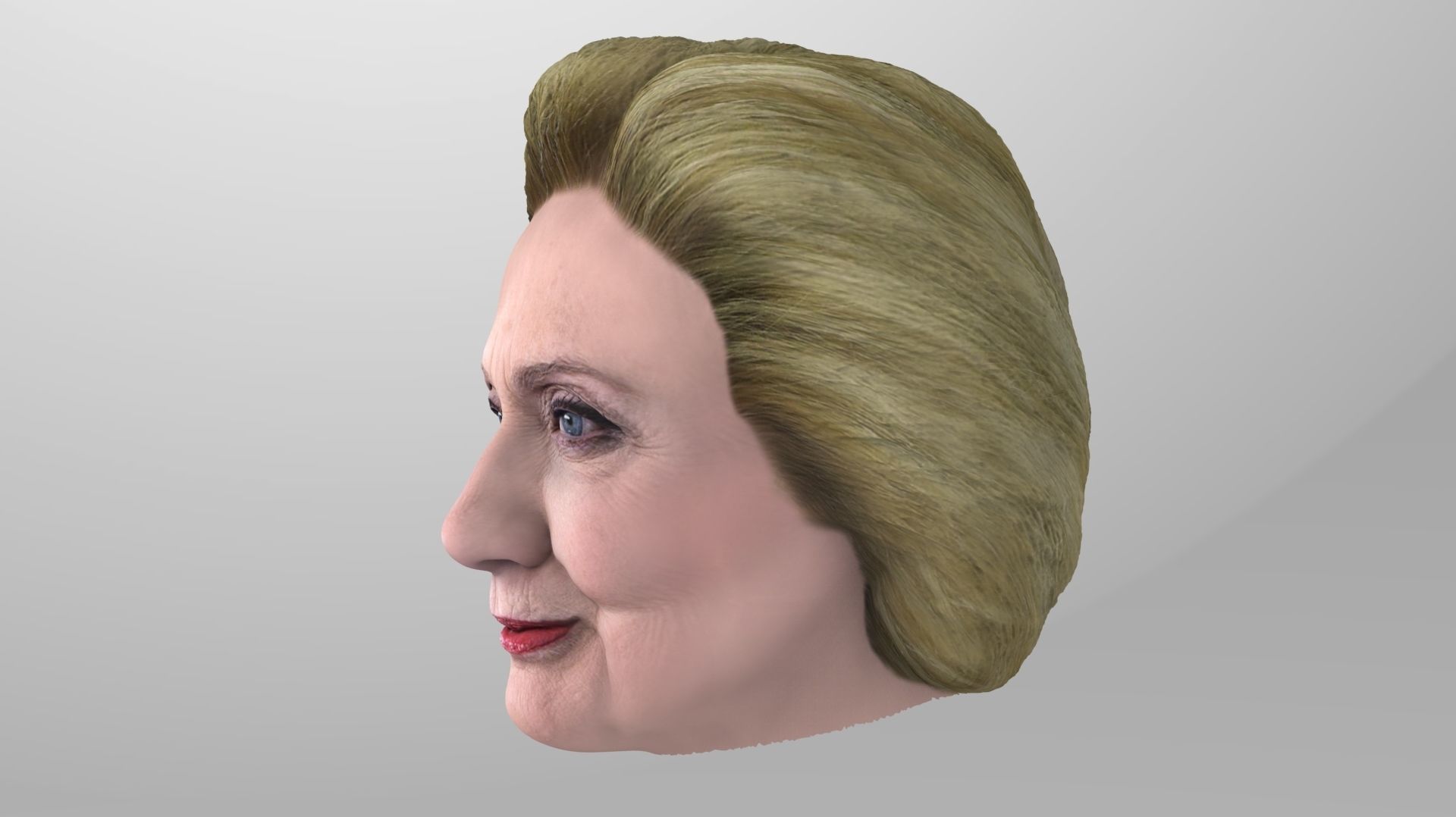 Hillary Clinton 3D model_7