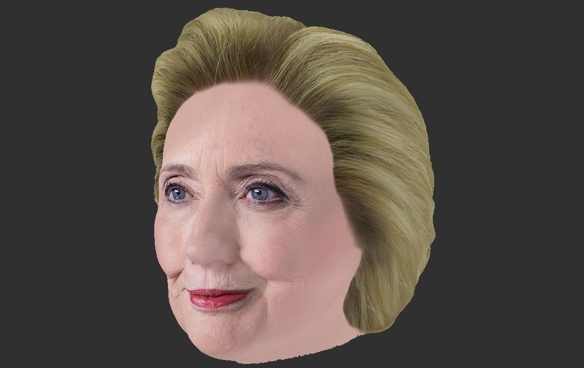 Hillary Clinton 3D model_21