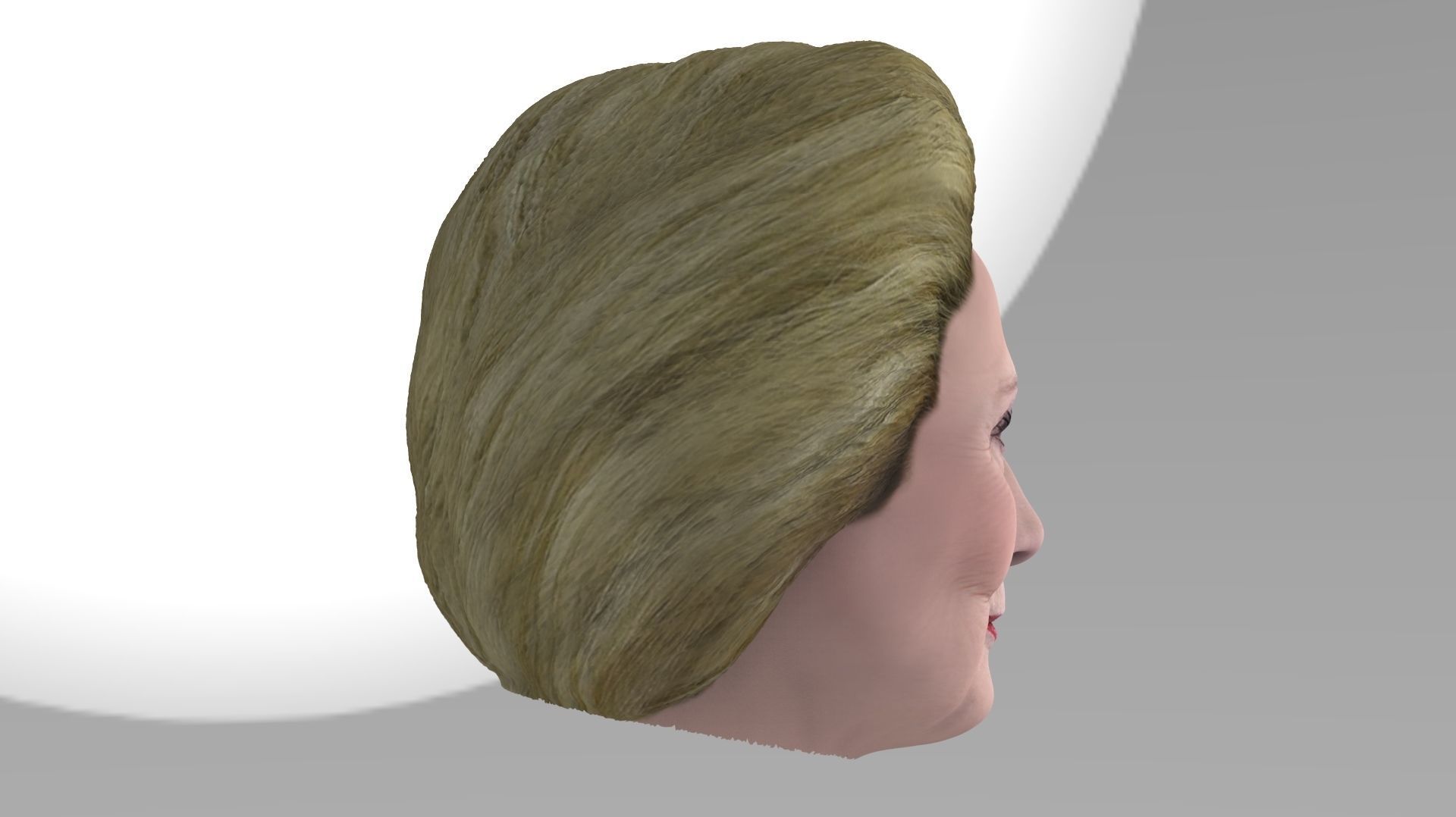 Hillary Clinton 3D model_10