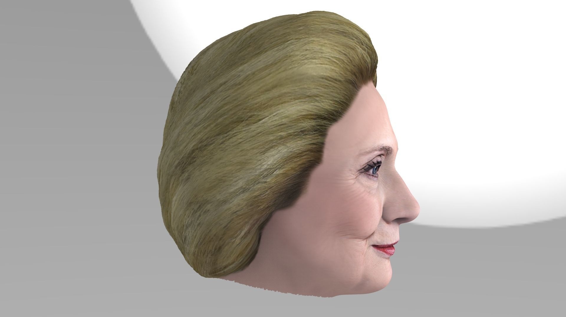 Hillary Clinton 3D model_11