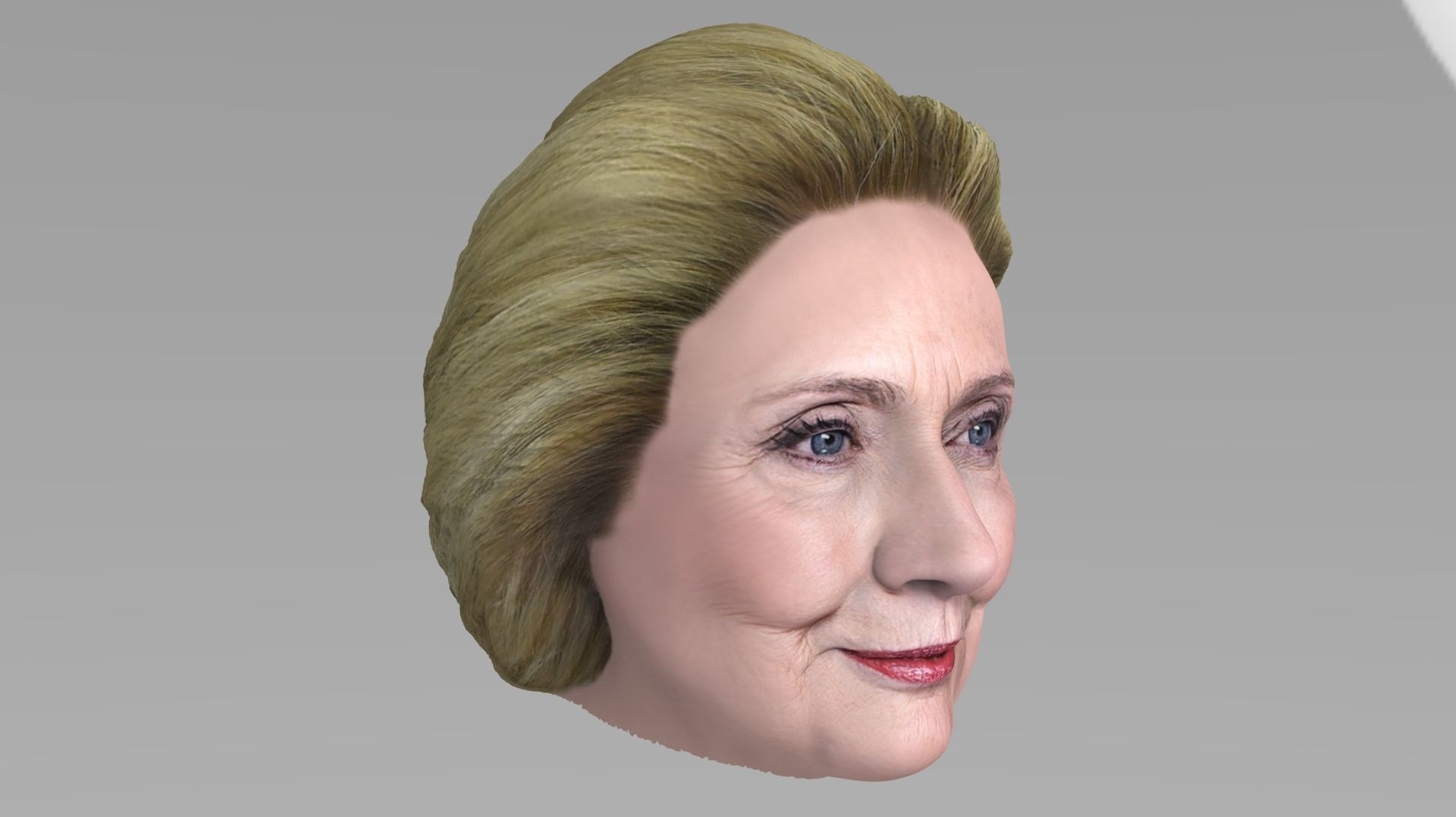 Hillary Clinton 3D model_4