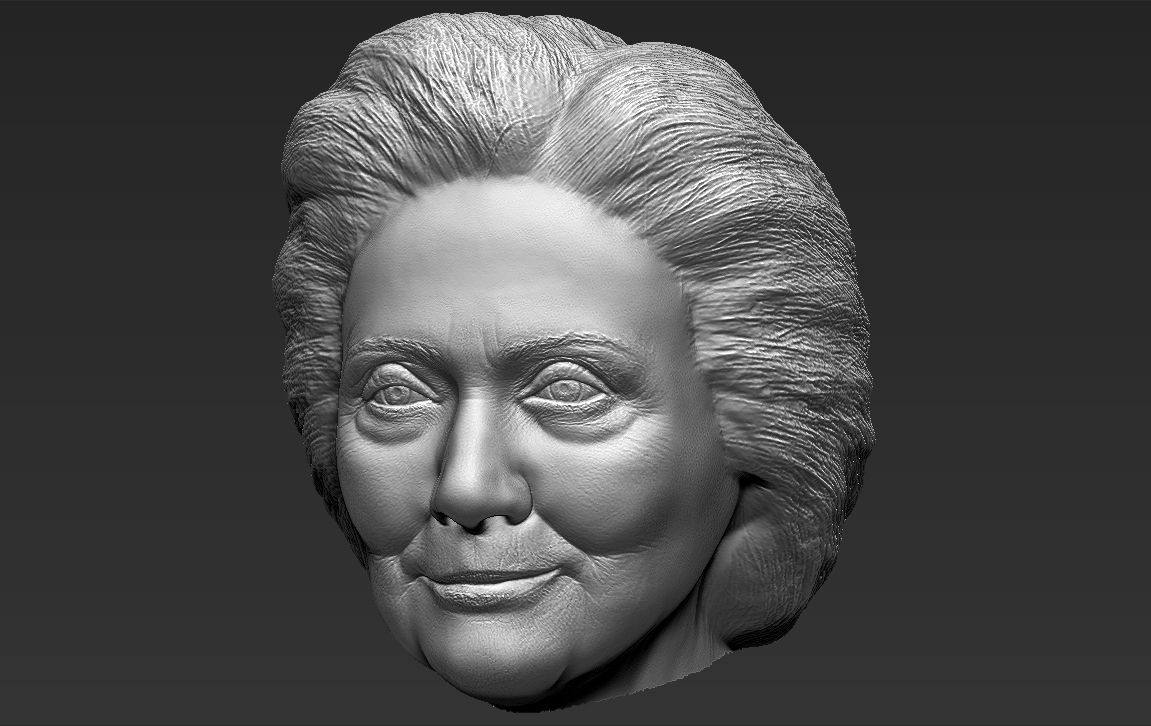 Hillary Clinton 3D model_24