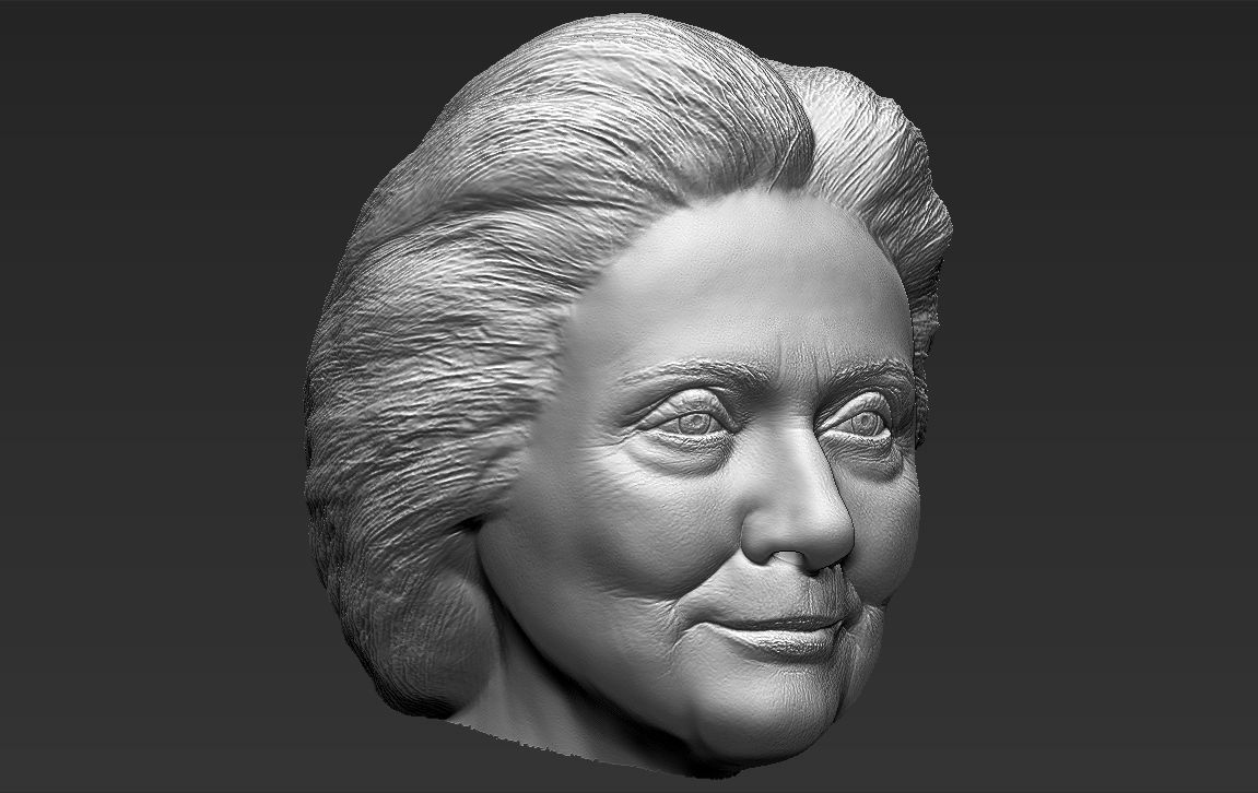 Hillary Clinton 3D model_31