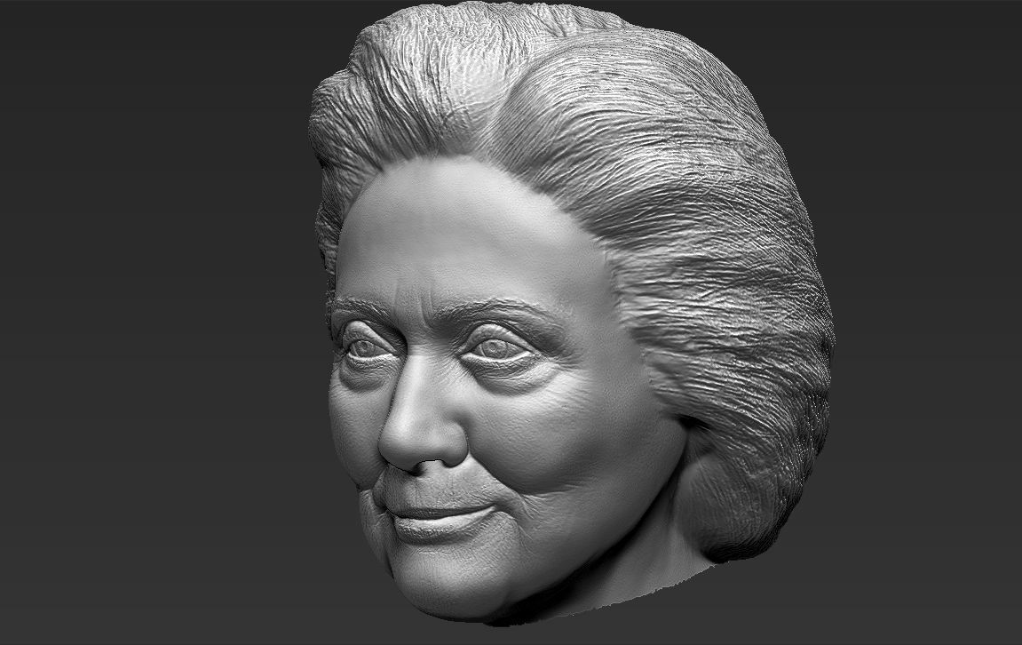 Hillary Clinton 3D model_25