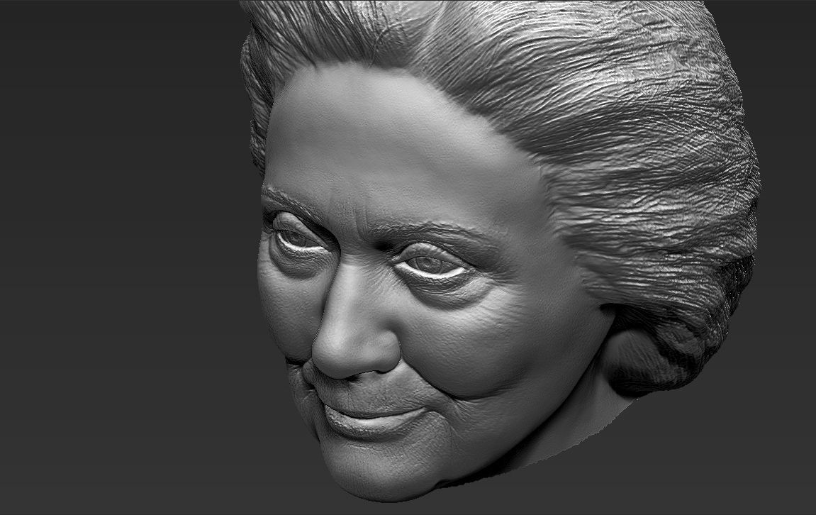 Hillary Clinton 3D model_35