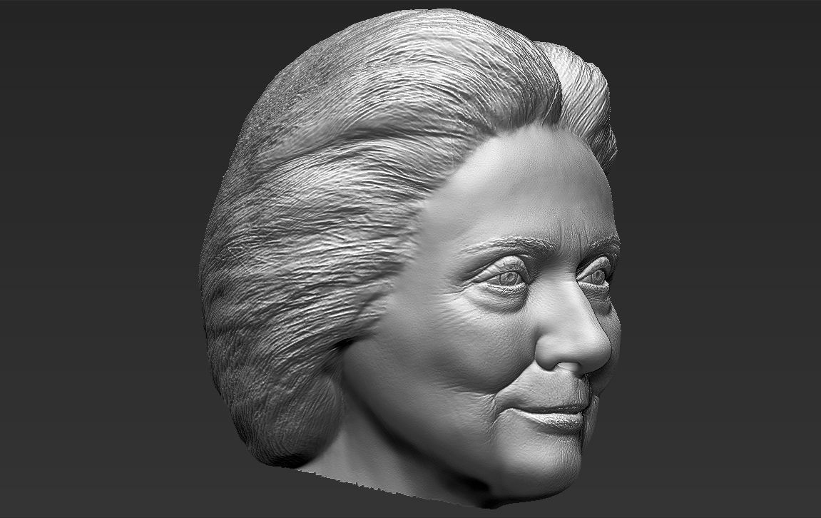 Hillary Clinton 3D model_33