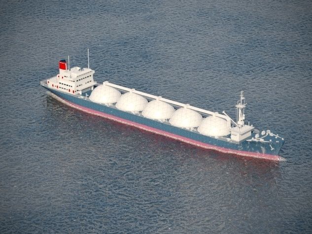 Oil Tanker 3d model  Vray Corona renderer 3D model_2