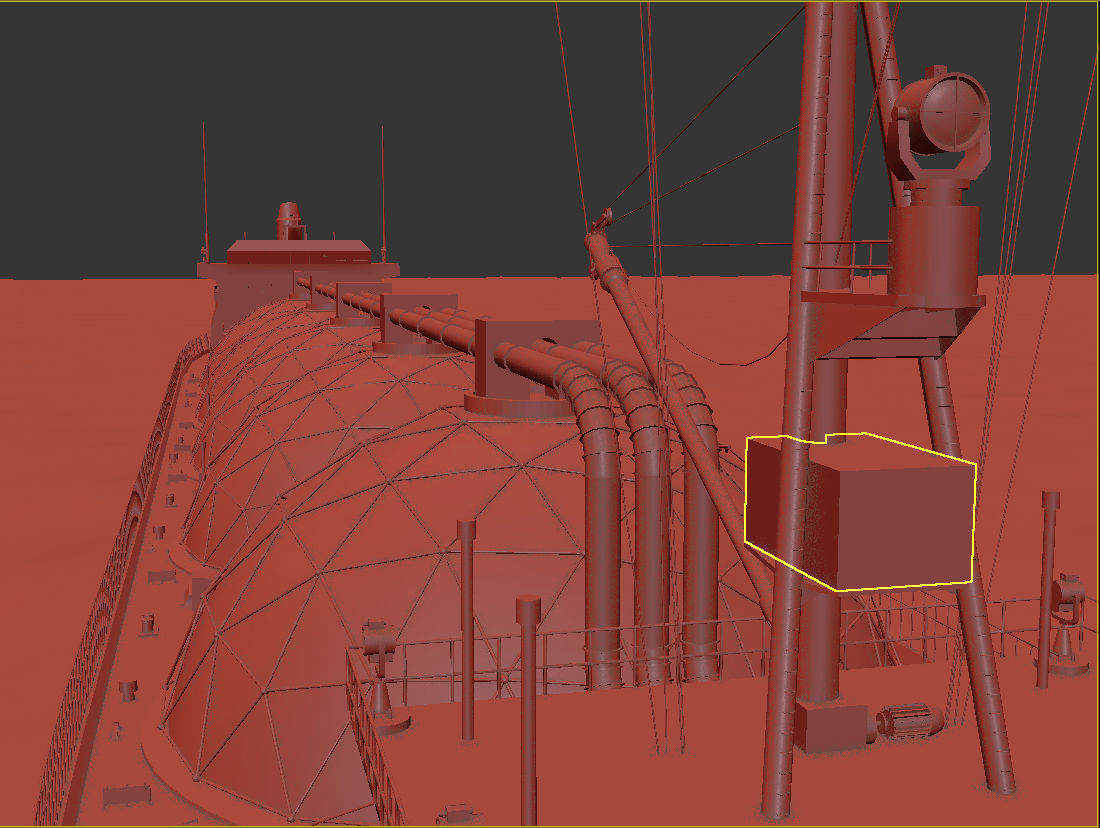 Oil Tanker 3d model  Vray Corona renderer 3D model_5