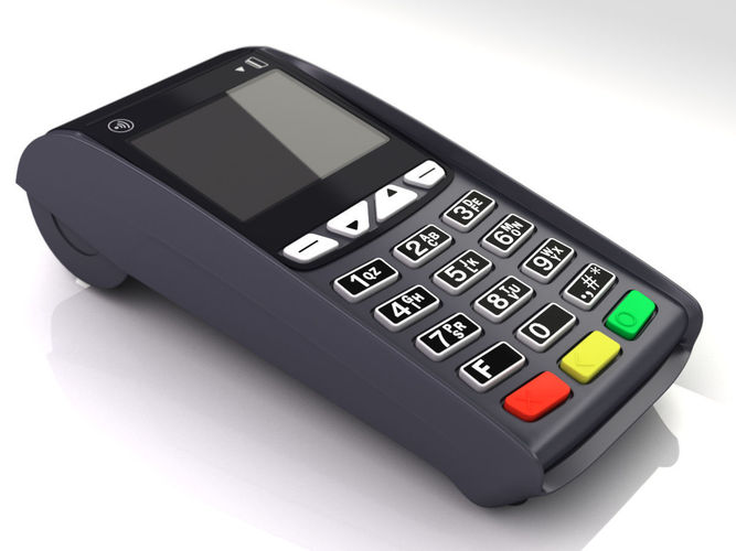 Pos Terminal 3D model