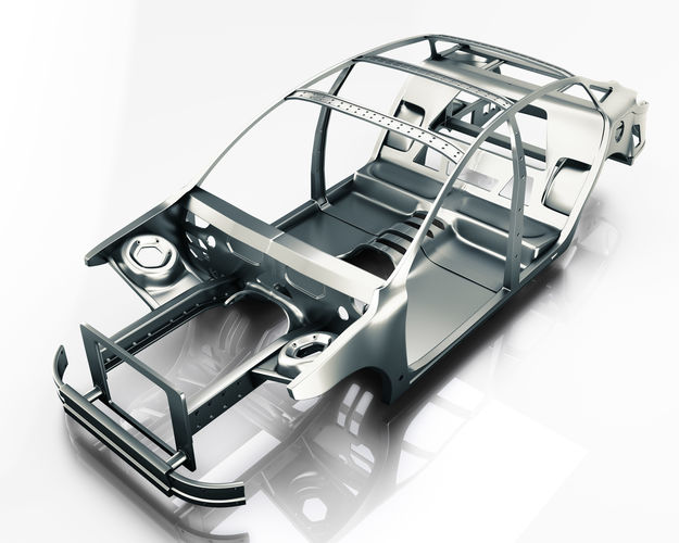 Car Frame Vray Ready 3d model 3D model