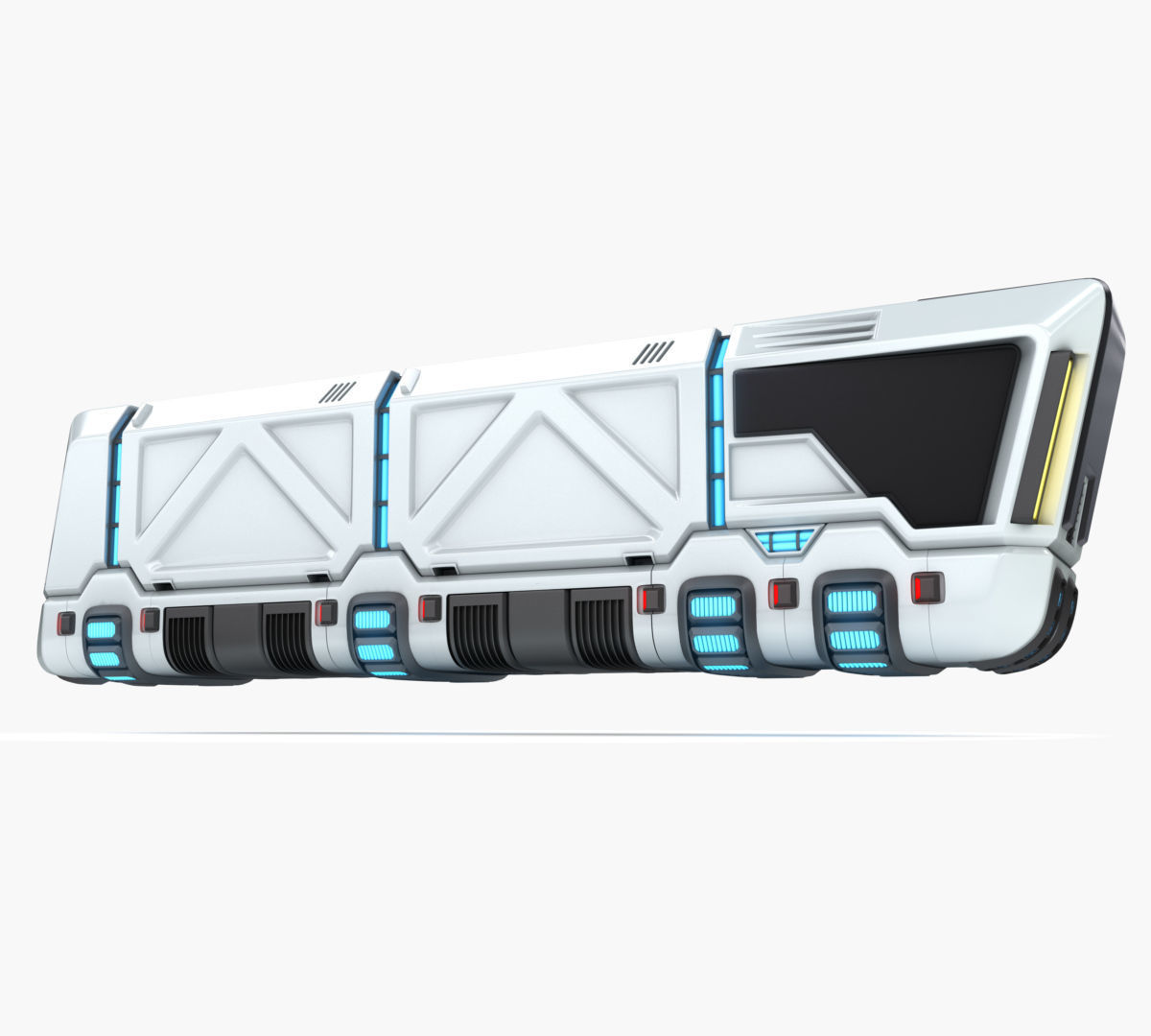 Hover truck 03 3D model_3