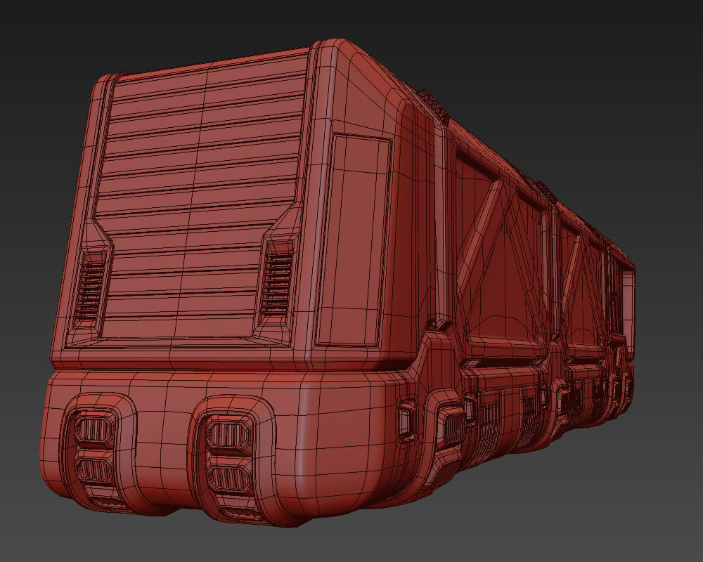 Hover truck 03 3D model_10