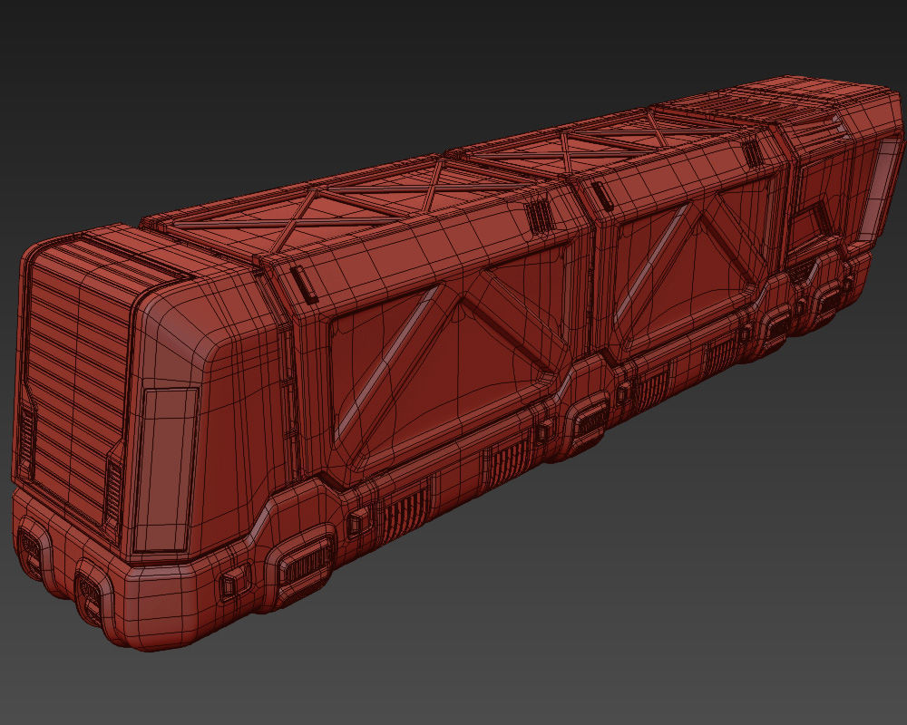 Hover truck 03 3D model_13