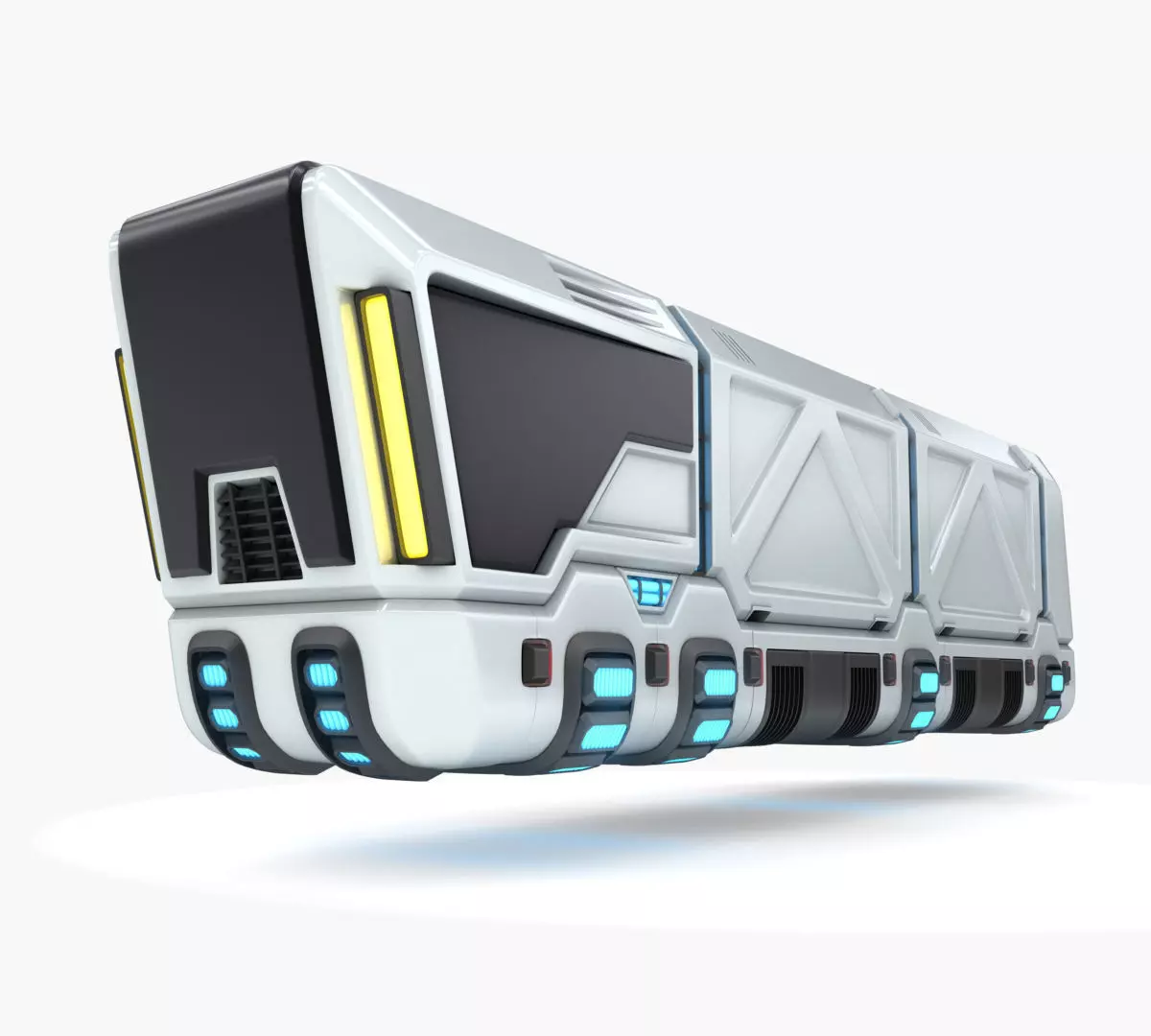 Hover truck 03 3D model_0