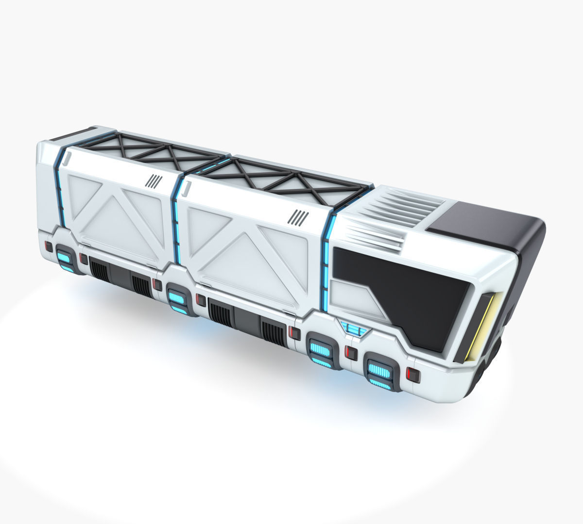 Hover truck 03 3D model_5