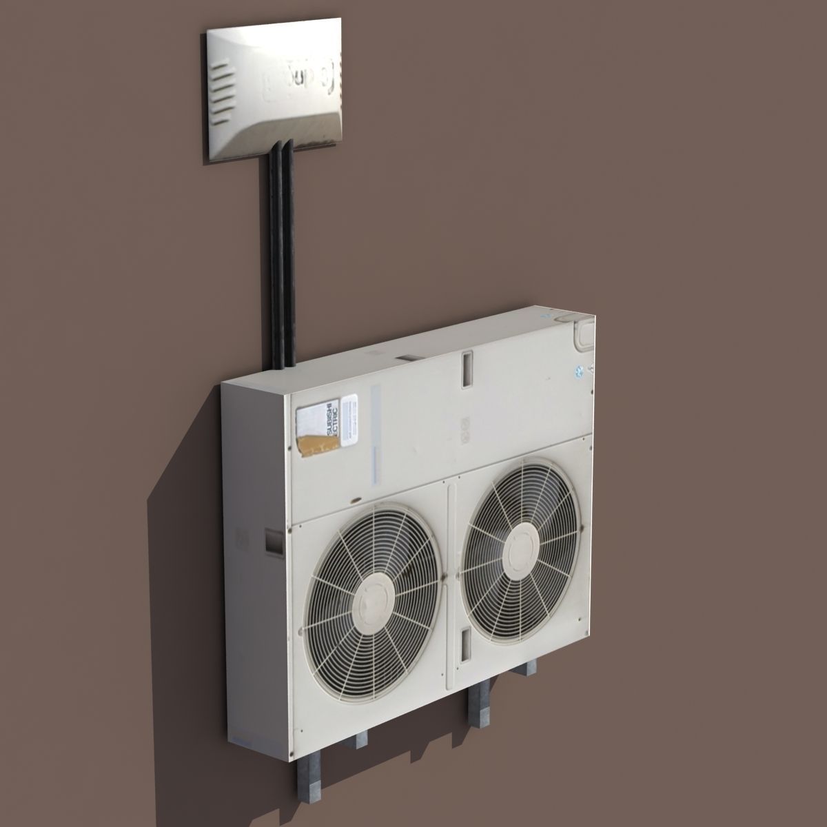 Air conditioning PACK Low Poly Low-poly 3D model_6