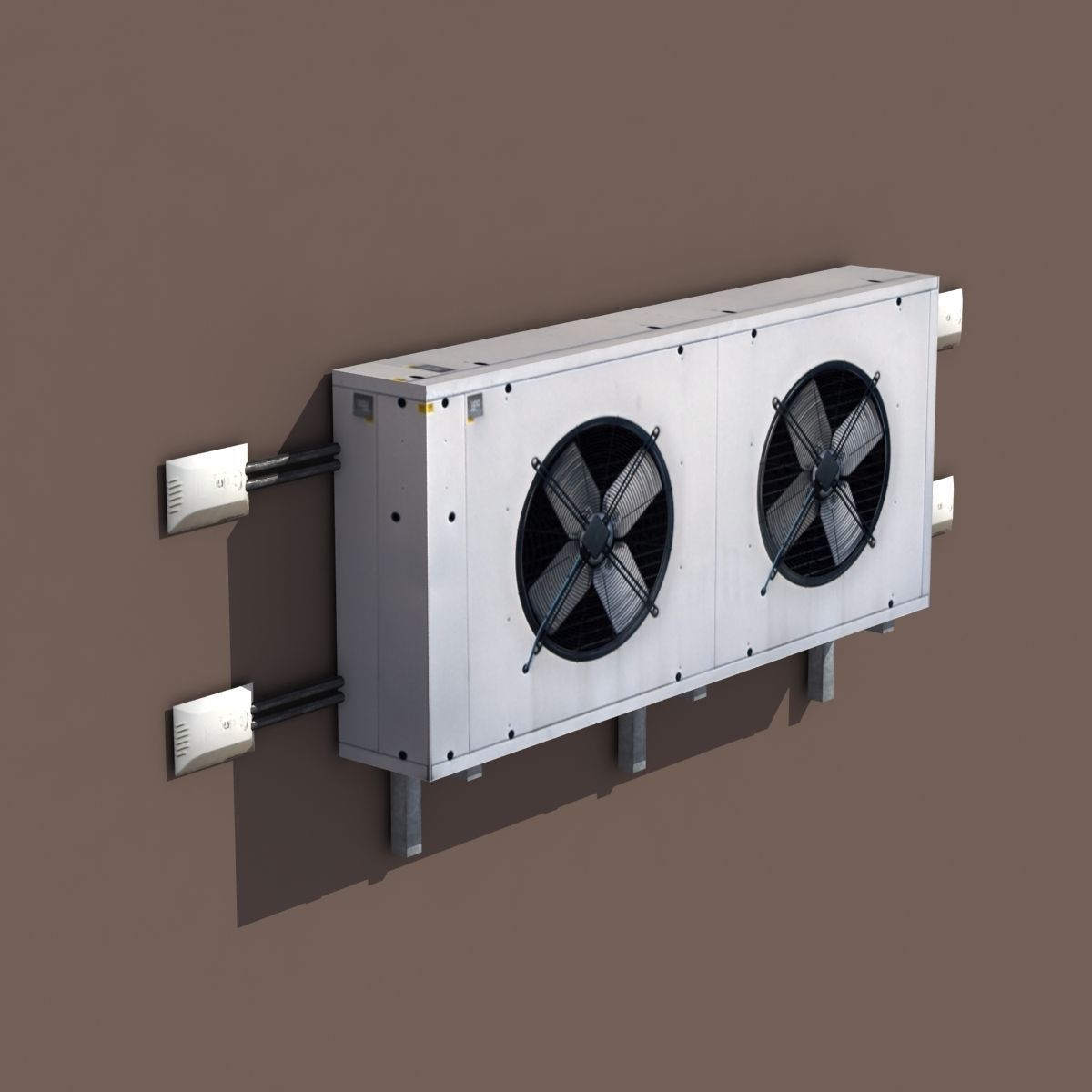 Air conditioning PACK Low Poly Low-poly 3D model_4