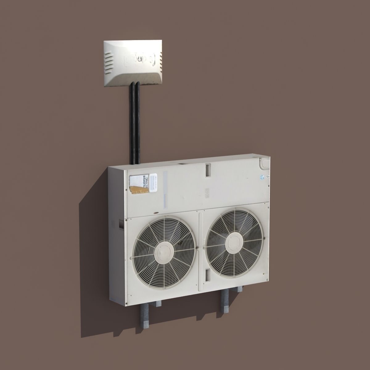 Air conditioning PACK Low Poly Low-poly 3D model_13
