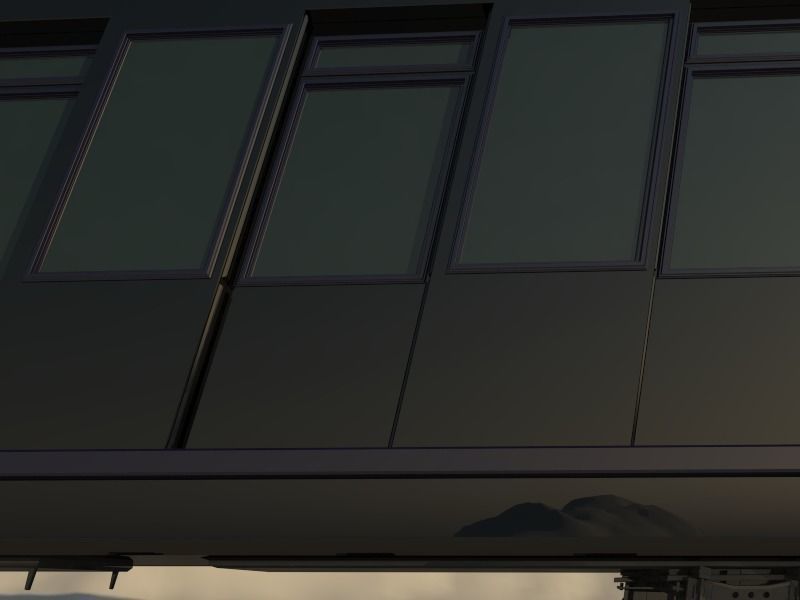 Train travel 3D model_5