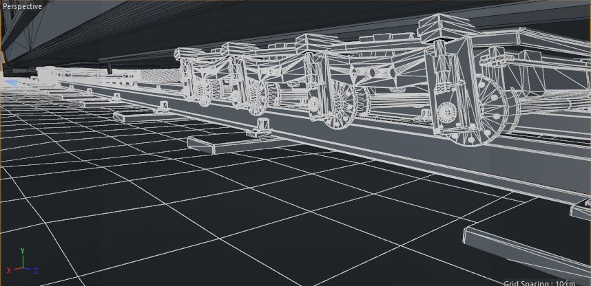 Train travel 3D model_6