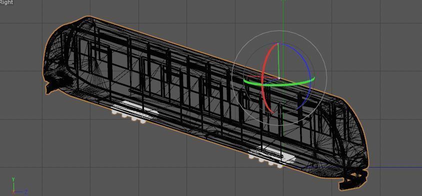 Train travel 3D model_11