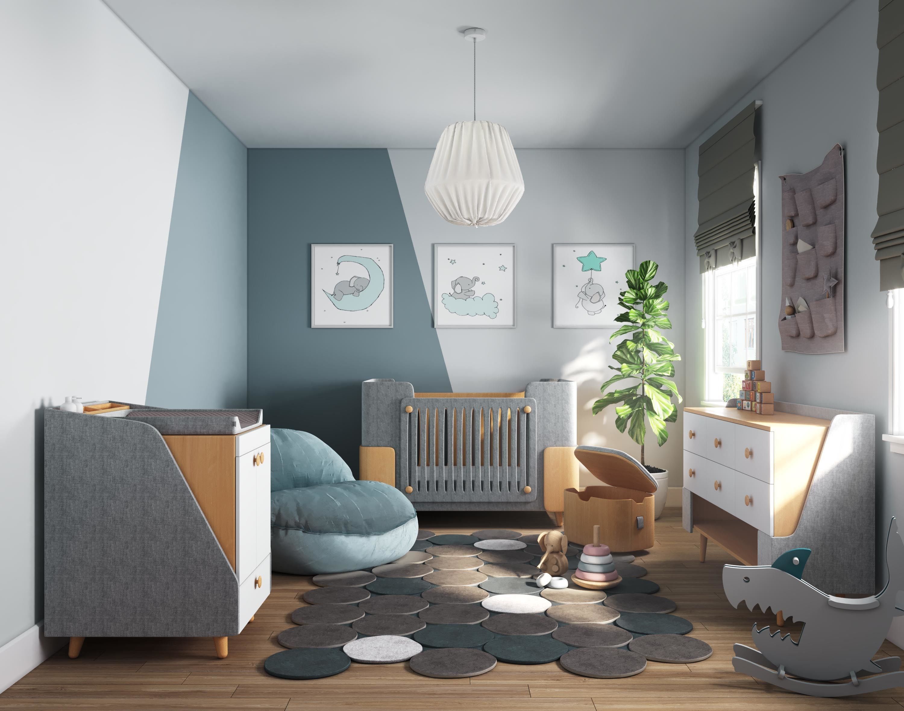 SMALL BABY ROOM 3D model_2