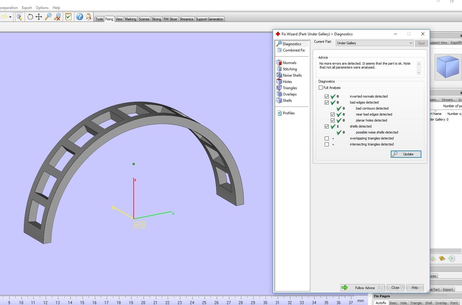 Baguette Ring  Band With Under Gallery  3D print model_6