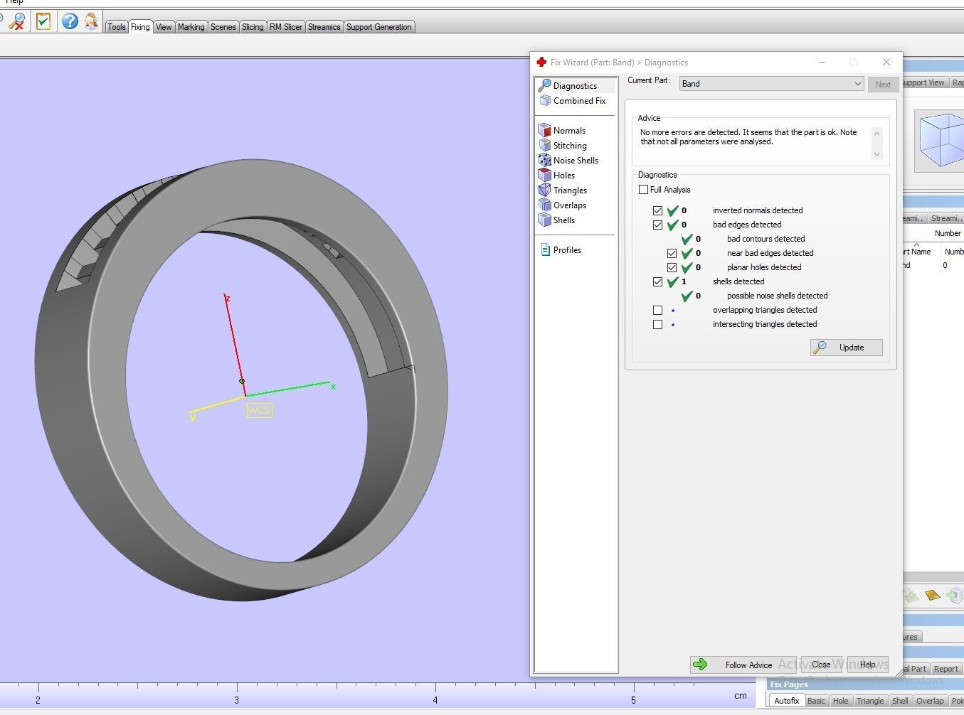 Baguette Ring  Band With Under Gallery  3D print model_8